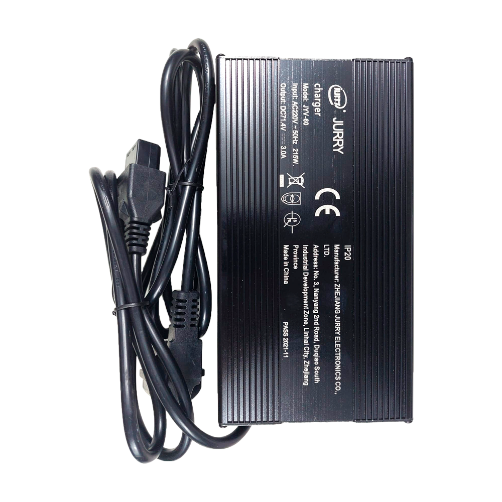 Carregador de Bateria Litio 60V (71,4V- 3A) - Neovolt (Eco-volt)